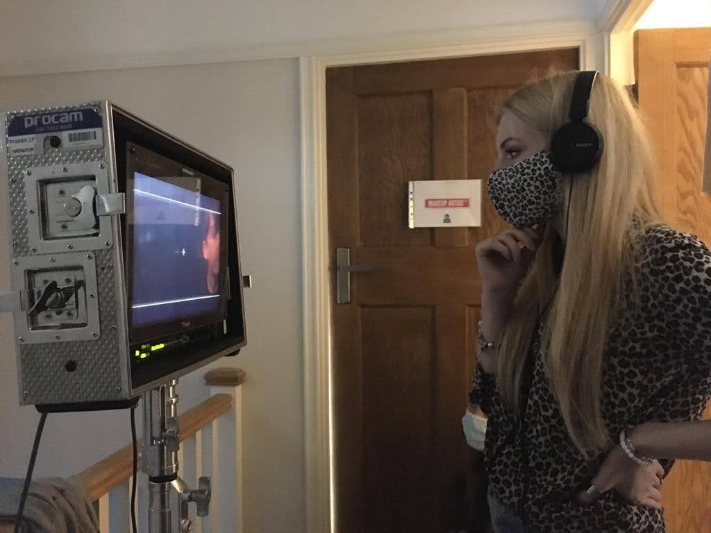Behind the scenes on set with Nicole Favarelli