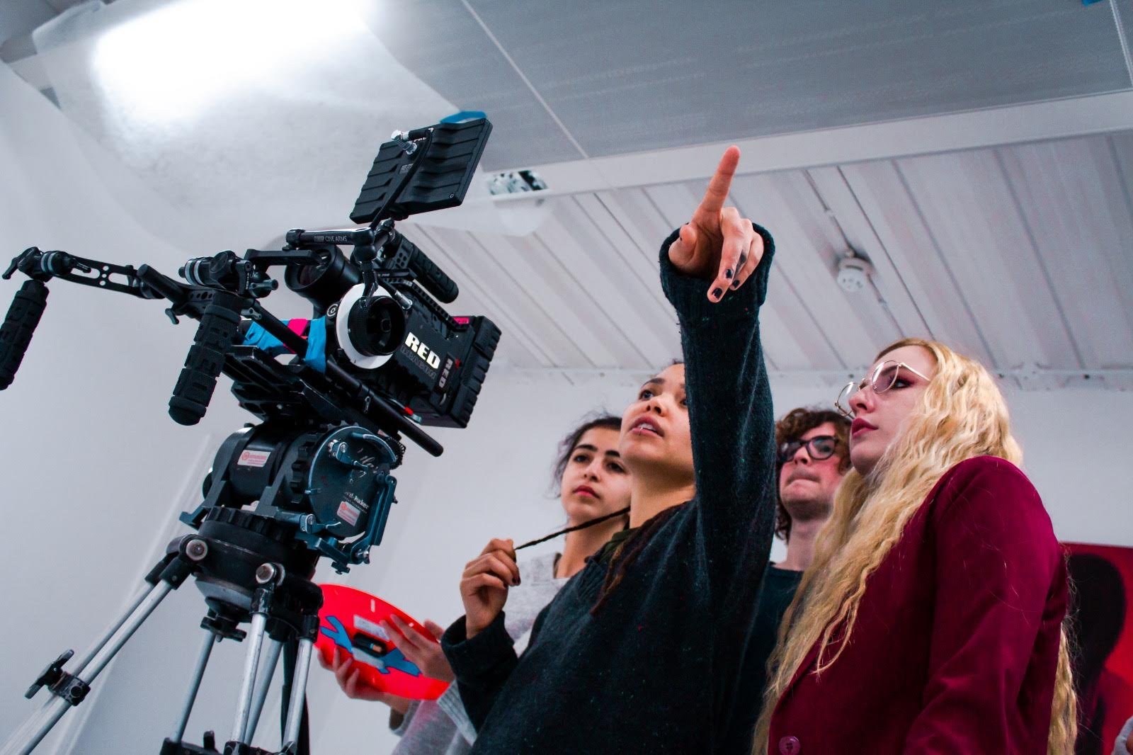 Behind the scenes on set with Nicole Favarelli