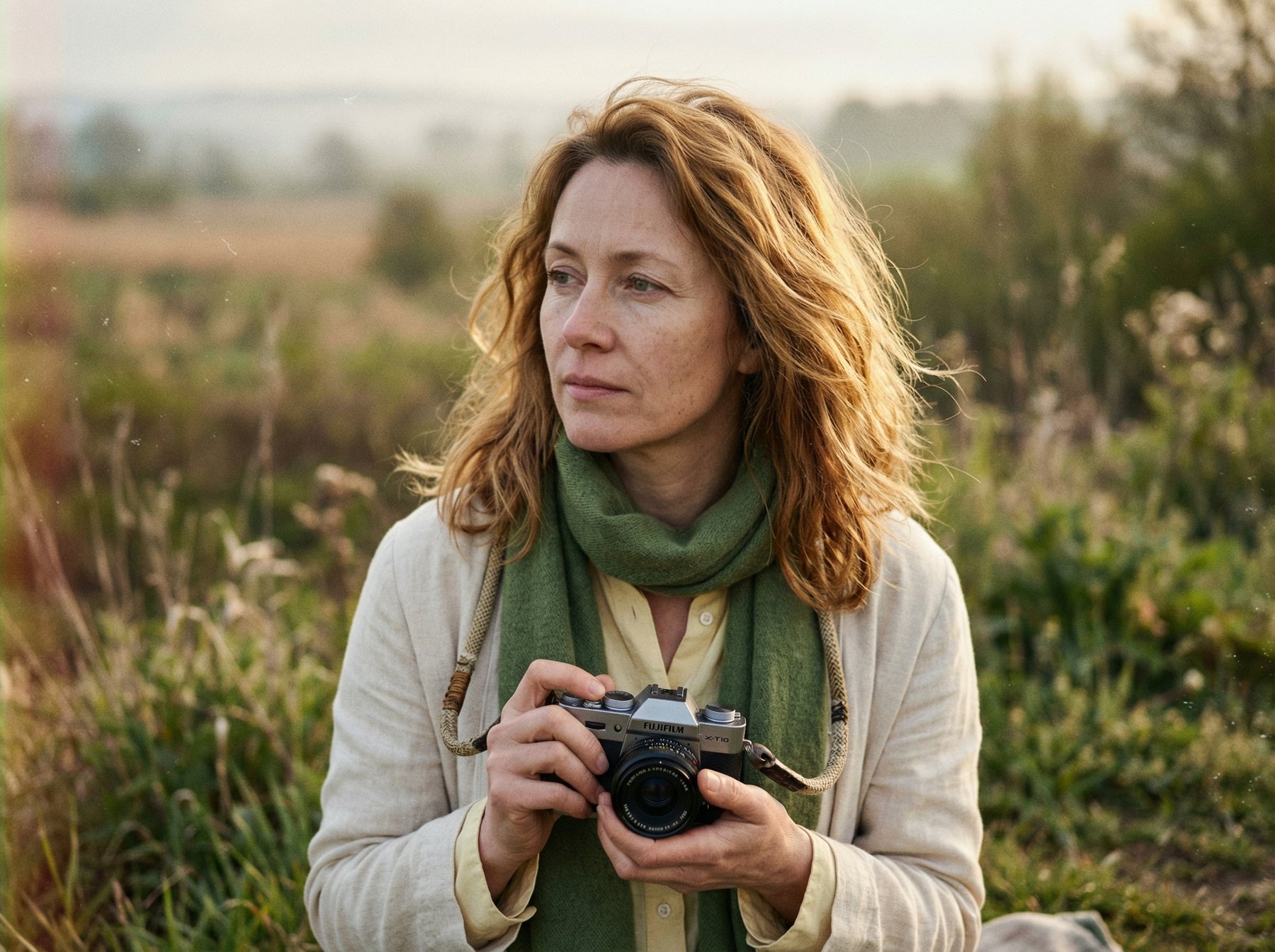 Woman in the field