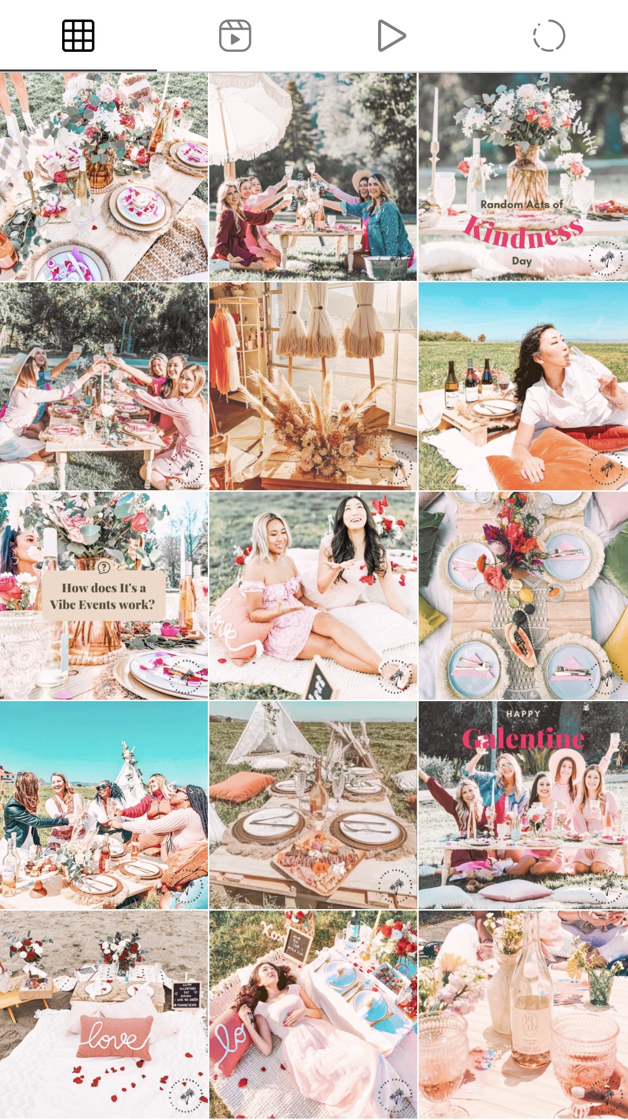 It's a Vibe Events campaign